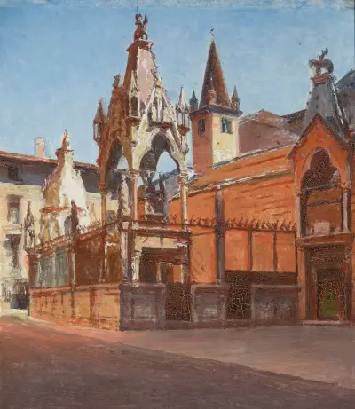 Scaliger Tombs in Verona av Aleksander Gierymski