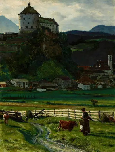 View of the Kufstein Fortress vicinity av Aleksander Gierymski