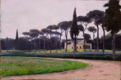 Villa Borghese i Rom av Aleksander Gierymski