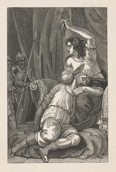 Delilah and Samson av Alexander Anderson