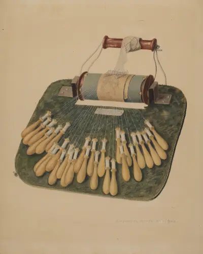 Hand Lace Loom av Alexander Anderson