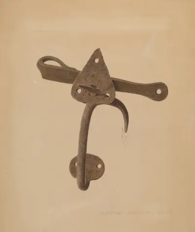 Handled Door Latch av Alexander Anderson