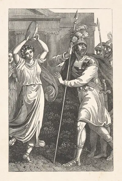Jephthah av Alexander Anderson