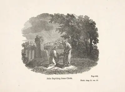 John Baptizing Jesus Christ av Alexander Anderson