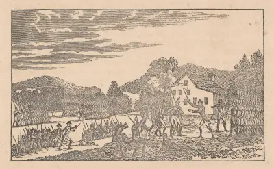 South Carolina. Battle of Eutaw Springs av Alexander Anderson