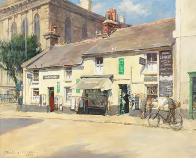 An old quarter of Penzance av Stanhope Alexander Forbes