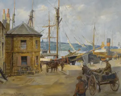 The Old Weighing House, Penzance av Stanhope Alexander Forbes