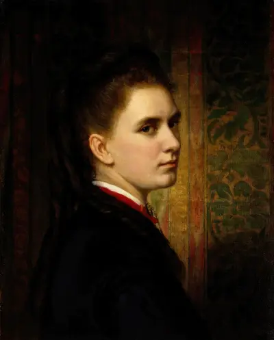 Porträtt av Maria Healy, konstnärens dotter av George Peter Alexander Healy