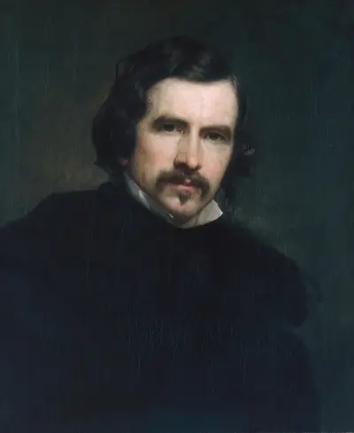 Konstnärens självporträtt av George Peter Alexander Healy