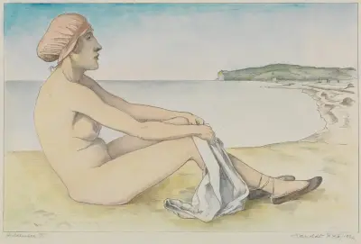 Hiddensee III av Alexander Kanoldt