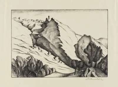 Latinská krajina (Olevano VI), Alexander Kanoldt