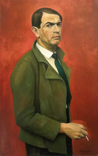 Self-Portrait, 1929 av Alexander Kanoldt