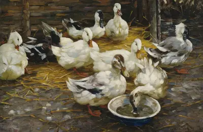 Enten im Stroh av Alexander Koester