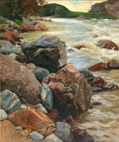 The Eisack In South Tyrol av Alexander Koester