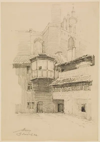 Das Pfarrhaus in Danzig von Alexander Mann