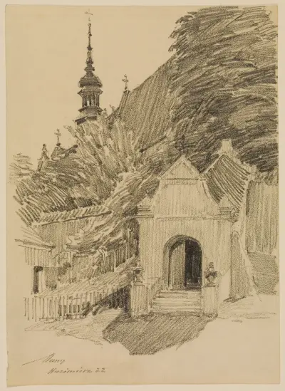 Reformatorkyrkan i Kazimierz Dolny av Alexander Mann