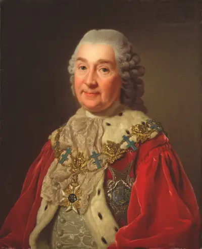 Carl Fredrik Scheffer (1715–1786), Graf und Reichsrat von Alexander Roslin