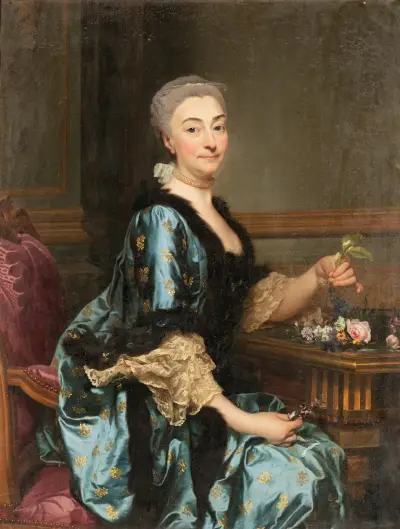 Porträt der Marguerite de Conzié von Alexander Roslin