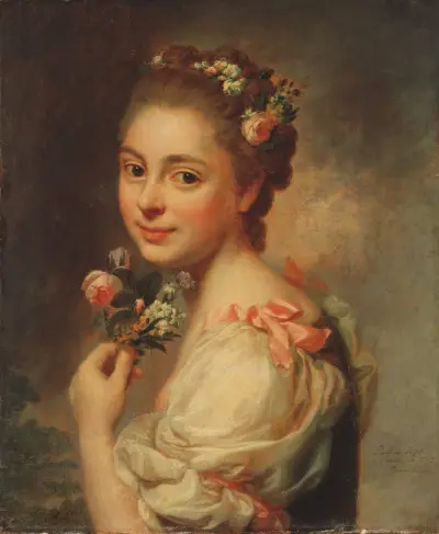 Porträt der Künstlergattin Marie Suzanne, geborene Giroust von Alexander Roslin