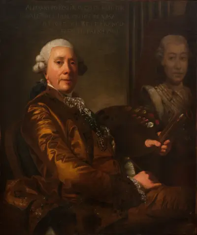 Självporträtt av Alexander Roslin