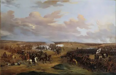 The Battle of Dennewitz, September 6, 1813 av Alexander Wetterling