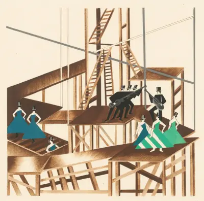 Maquettes de Théatre 16 av Alexandra Exter