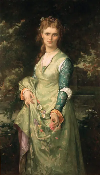 Christina Nilsson som Ofelia av Alexandre Cabanel