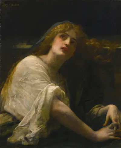 Mary Magdalene At The Tomb av Alexandre Cabanel