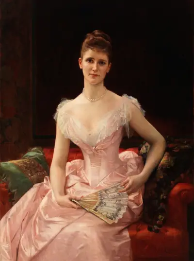 Olivia Peyton Murray Cutting, Wife Of William Bayard av Alexandre Cabanel