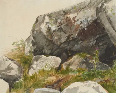 Rocky Landscape av Alexandre Cabanel