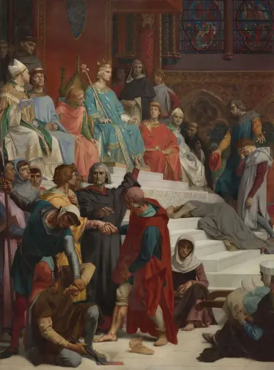 Der heilige Ludwig spricht Recht, 1874 – Nr. 3 von Alexandre Cabanel