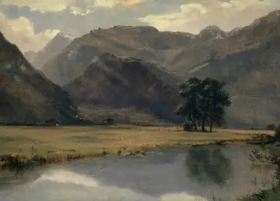 Landscape in the Canton of Uri av Alexandre Calame