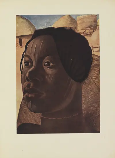 Aoua, femme banda (Ialinga) av Alexandre Jacovleff