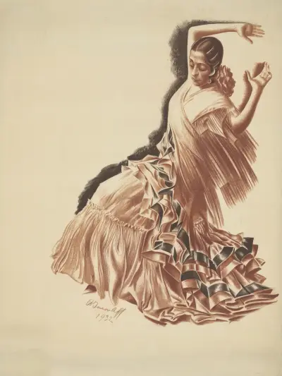 Argentina av Alexandre Jacovleff