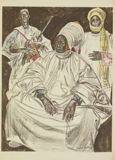 Barma Mata, sułtan Zinderu, 1927 – Nr. 1, Alexandre Jacovleff