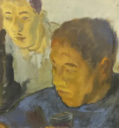 Double Portrait av Alexandre Jacovleff