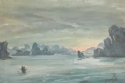 Ha Long Bay, Vietnam av Alexandre Jacovleff