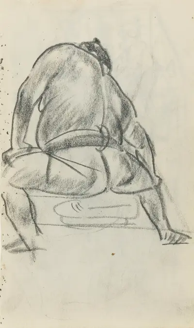 Japanese Figure av Alexandre Jacovleff