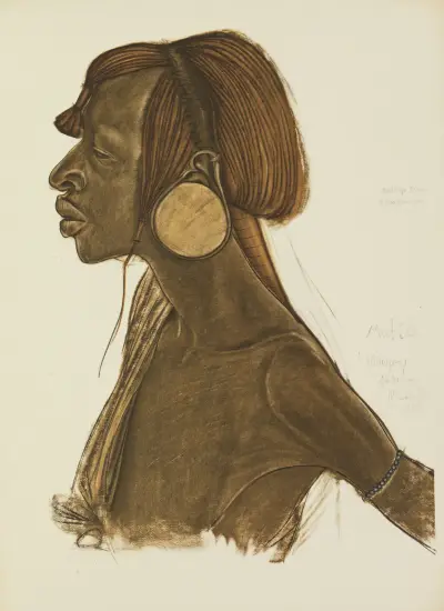 Mutila, M’Gogo (Dodoma) von Alexandre Jacovleff