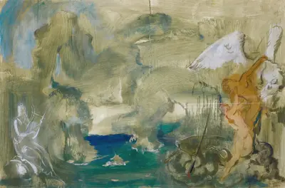 Perseus And Andromeda av Alexandre Jacovleff
