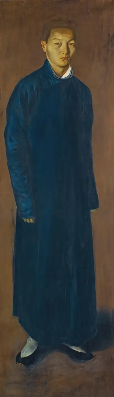 Portrait of a Chinese Monk av Alexandre Jacovleff