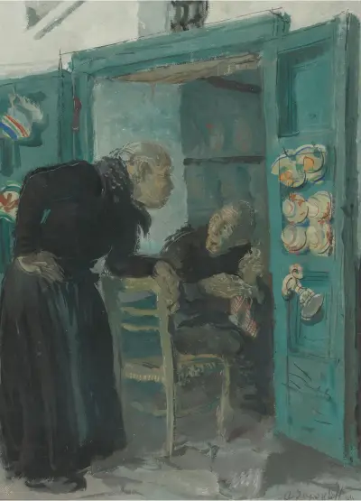 The Conversation, Capri av Alexandre Jacovleff