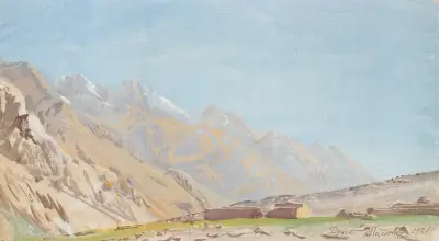 View Of Beyik av Alexandre Jacovleff