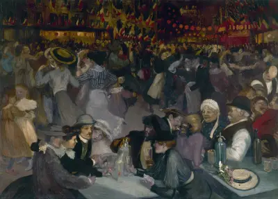 14 juillet av Théophile Alexandre Steinlen