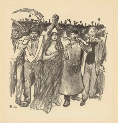 18 mars av Théophile Alexandre Steinlen