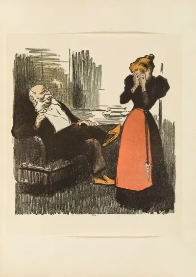 Ett ohederligt förslag av Théophile Alexandre Steinlen