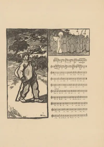 Alleluia du Chemineau av Théophile Alexandre Steinlen