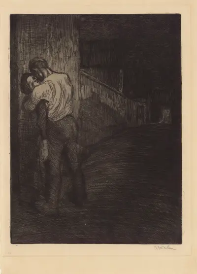 Bygdens älskande av Théophile Alexandre Steinlen