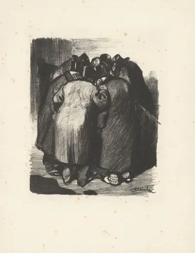 Association de malfaiteurs av Théophile Alexandre Steinlen