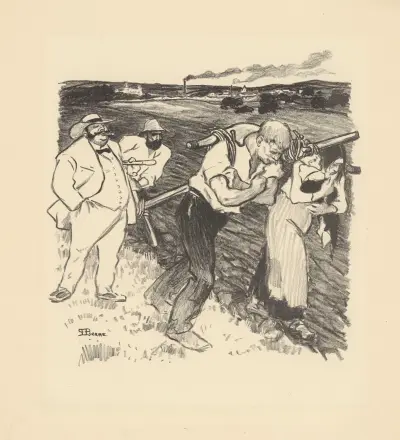 Idag! av Théophile Alexandre Steinlen